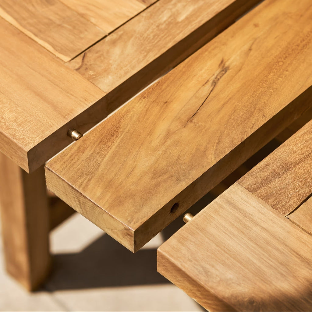 Avon Teak Oval Extending Dining Table