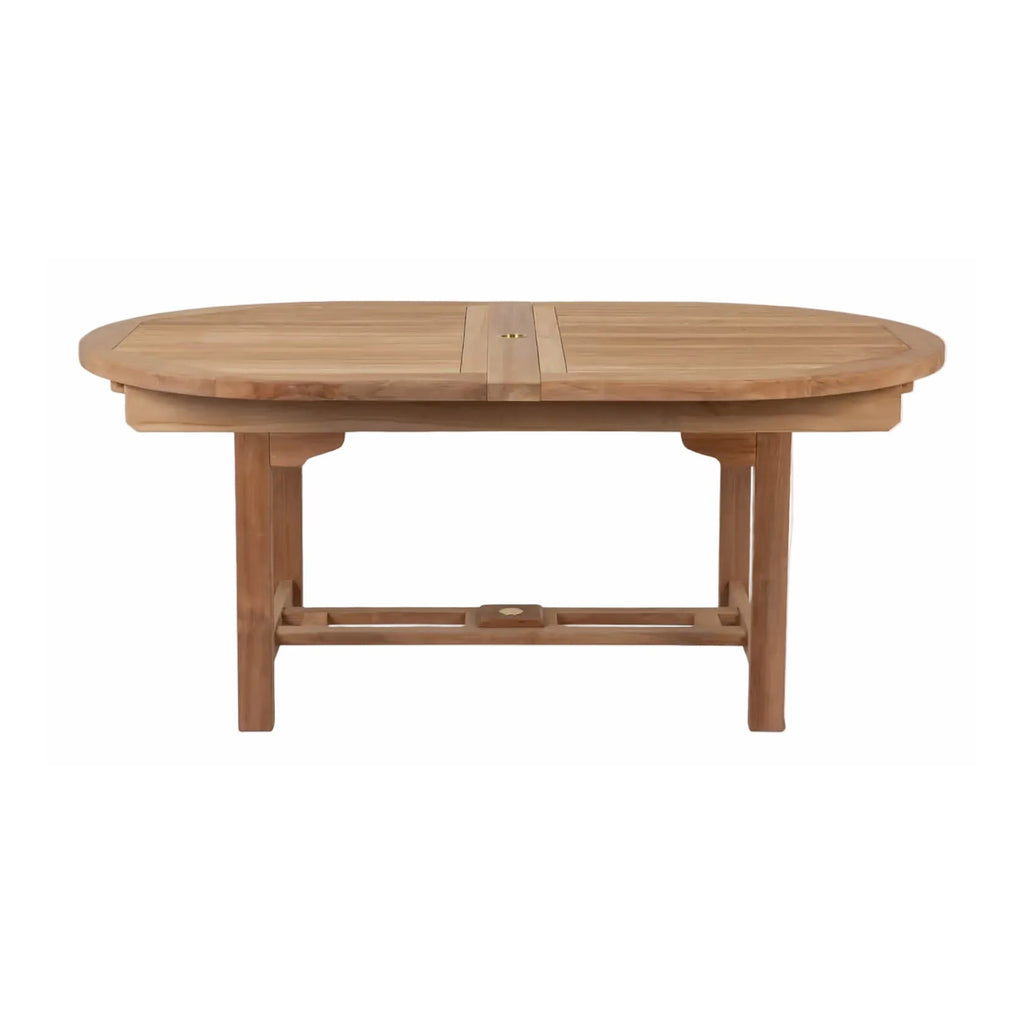 Avon Teak Oval Extending Dining Table