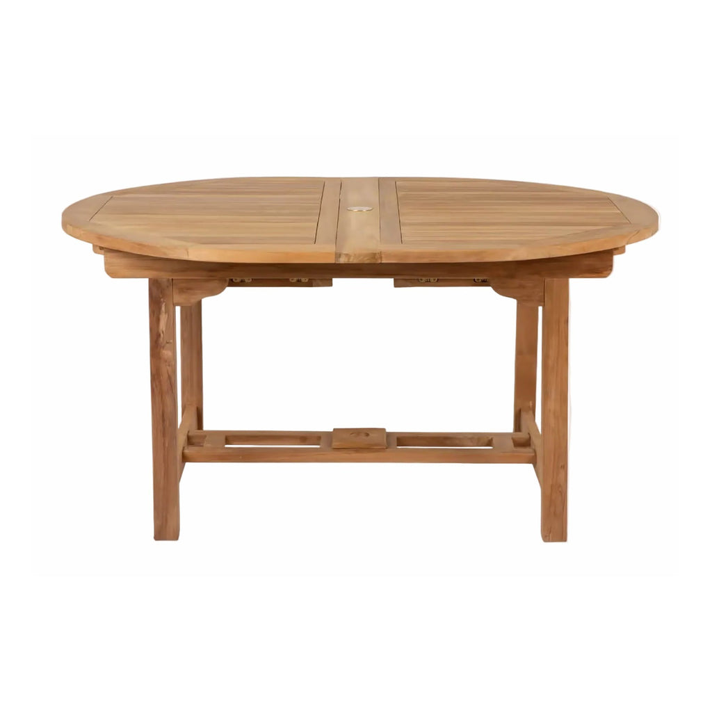 Avon Teak Oval Extending Dining Table