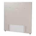 Avery Modern Headboard | Brushed Linen Cotton | Double