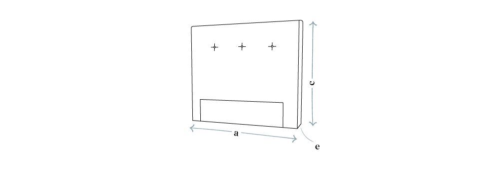 Avery Modern Headboard | House Basket Weave | Double