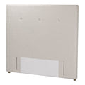 Avery Modern Headboard | Brushed Linen Cotton | King