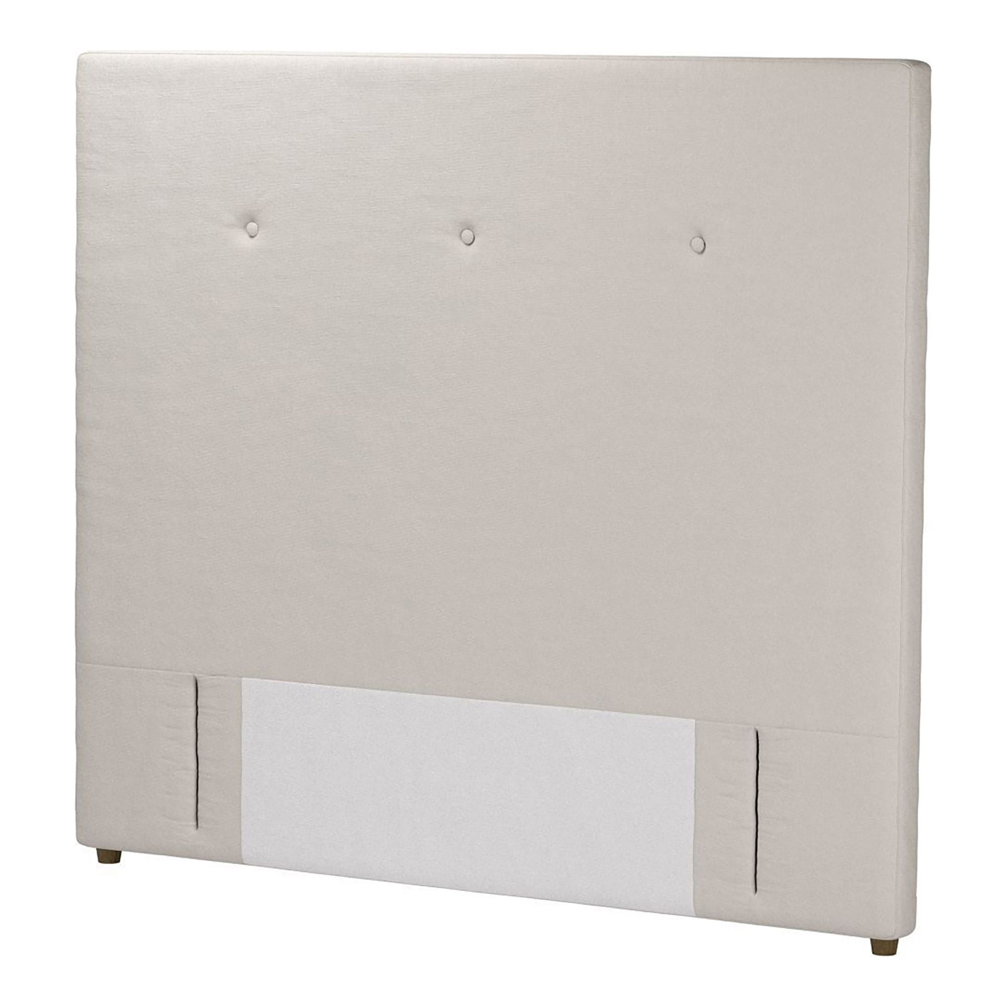 Avery Modern Headboard | Brushed Linen Cotton | King