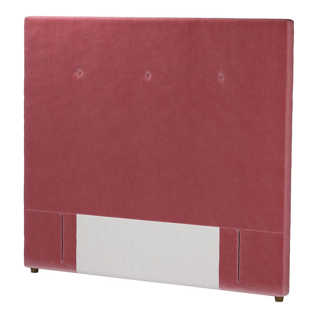 Avery Modern Headboard | Cotton Matt Velvet | King