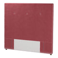 Avery Modern Headboard | Cotton Matt Velvet | King